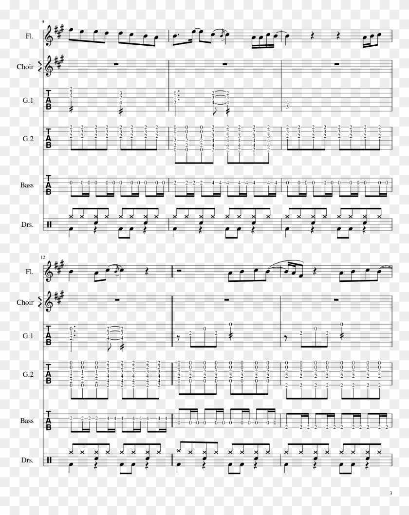 Again Sheet Music Composed By Words & Music By Lenny - Sheet Music Clipart