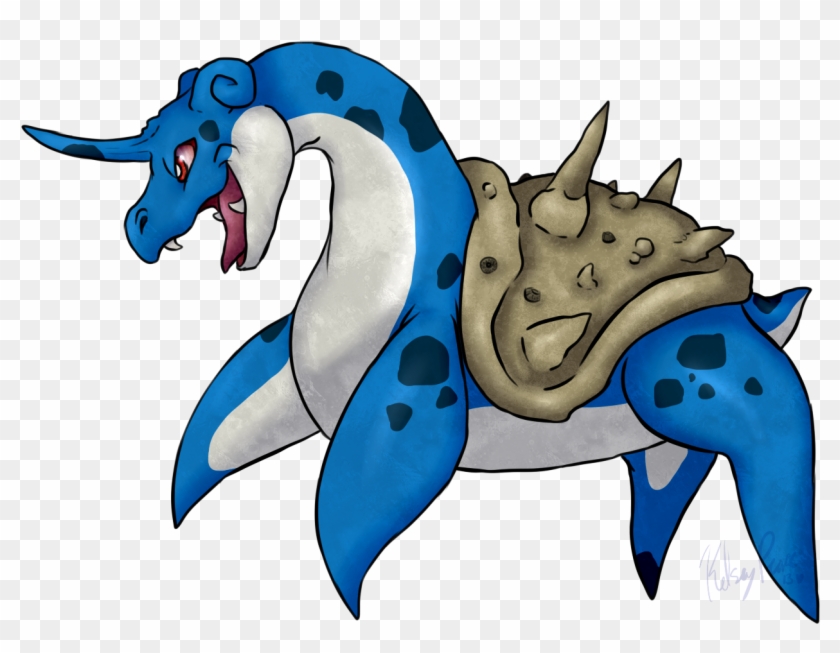 Lapras - Cartoon Clipart #1605817