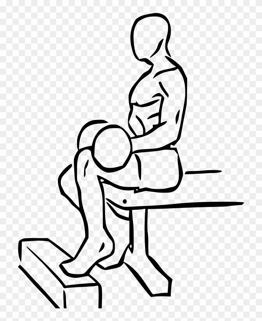 Everkinetic Calf Raise - Seated Calf Raises Dumbbell Clipart #1606870