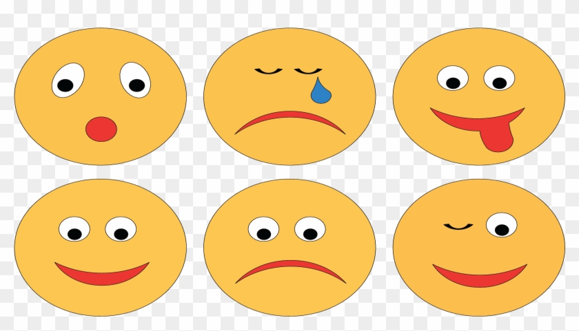 Set Of 4 Pcs Emoji - Smiley Clipart