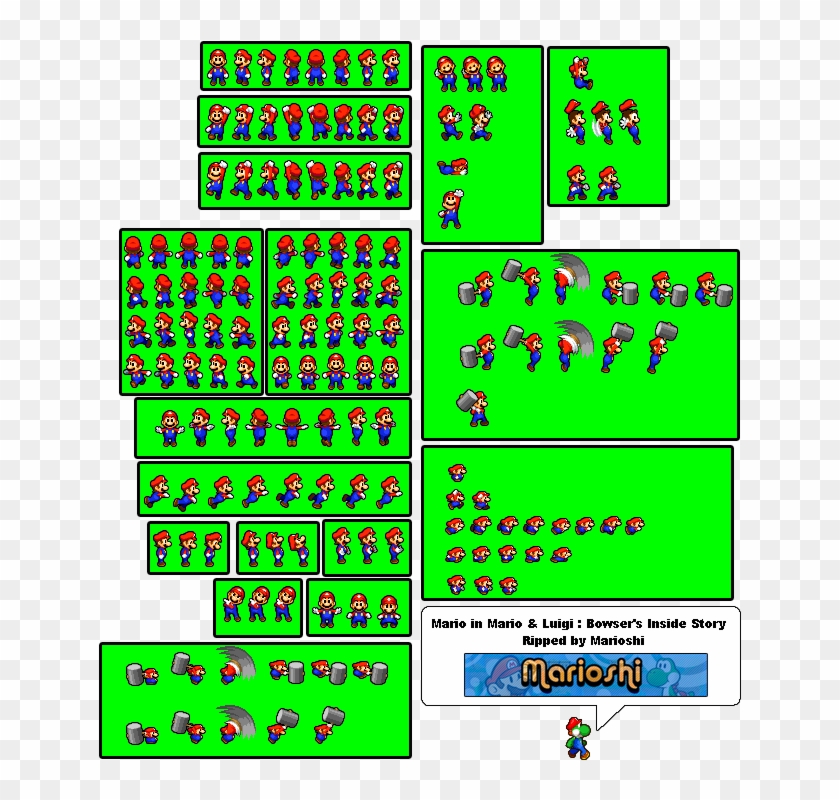 Http - //www - Noelshack - Com/up/aaa/mario - - Mario And Luigi Bowser's Inside Story 3ds Sprites Clipart #1607080