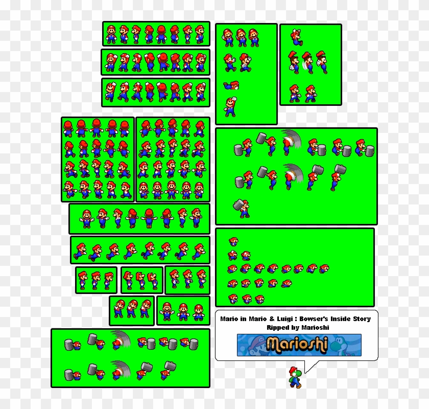 Http - //www - Noelshack - Com/up/aaa/mario - - Mario And Luigi Bowser's Inside Story 3ds Sprites Clipart