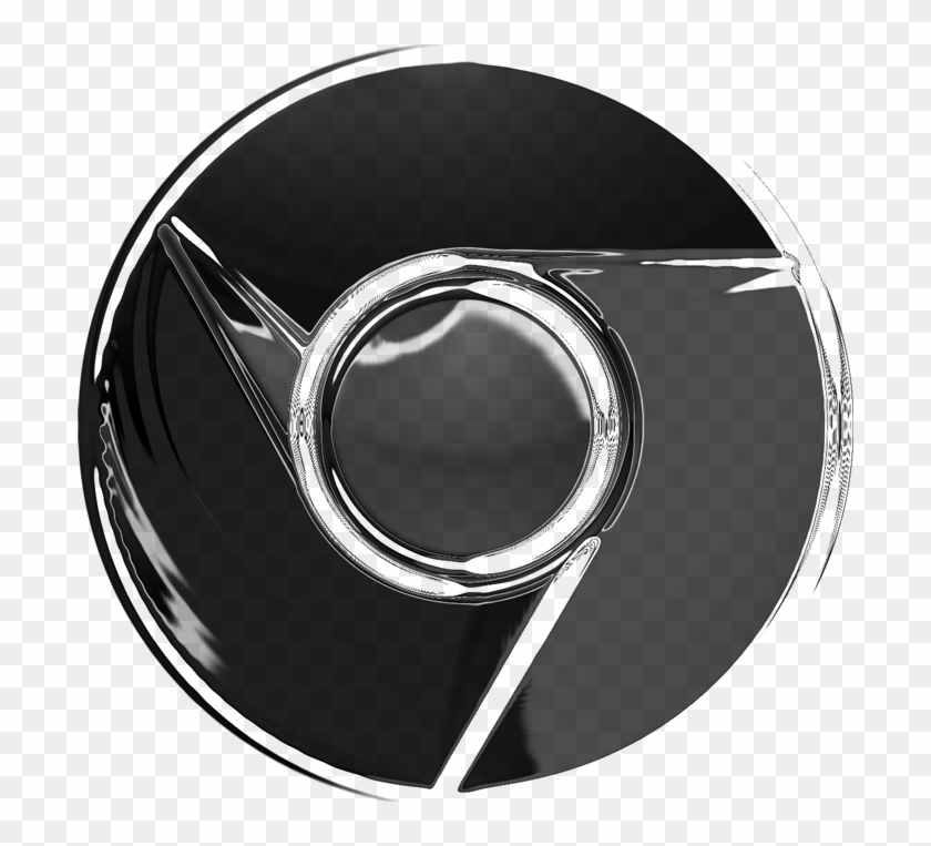 Chrome Filter On Chrome Logo - Google Chrome Black Logo Clipart #1607088