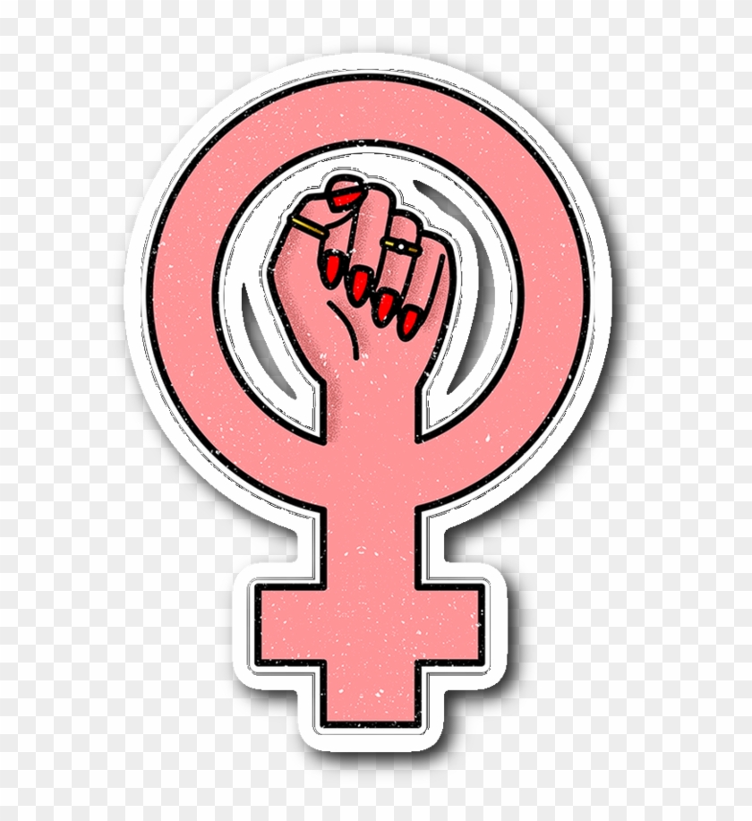 Feminism Sticker - Emblem Clipart #1607295