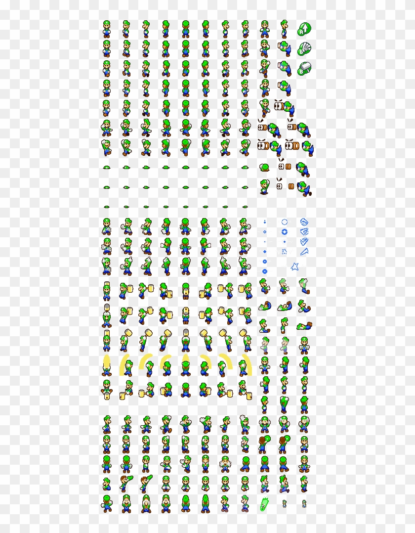 Mario & Luigi Superstar Saga Sprites - Mario And Luigi Superstar Saga Roy Sprite Clipart