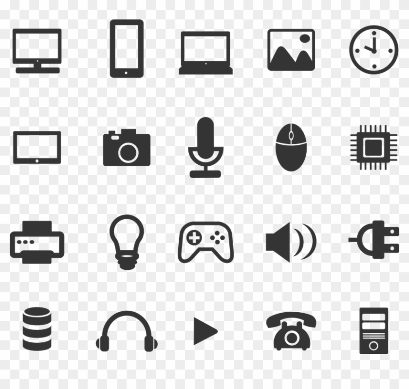 Iconos Png - Technological Devices Png Clipart #1607624