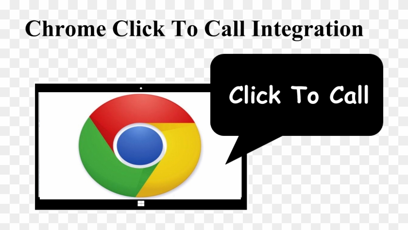 Chrome Click To Call Extension - Click Here Button Clipart #1607765