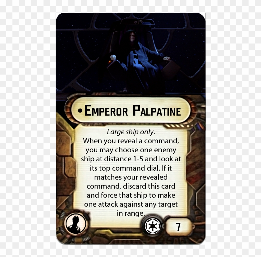 Palpatine - Star Wars Armada Custom Cards Clipart