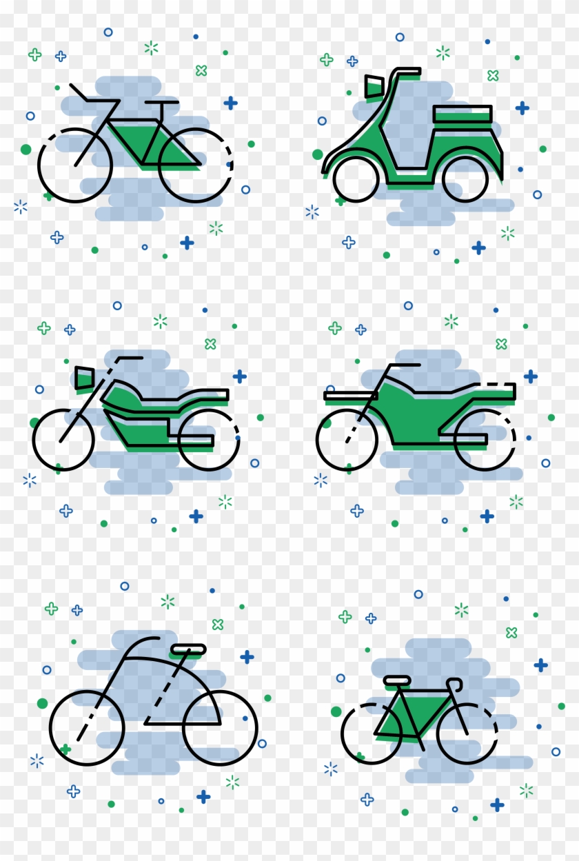 Elementos De Icono Comercial Vehículos Estilo Mbe Transporte - Graphic Design Clipart