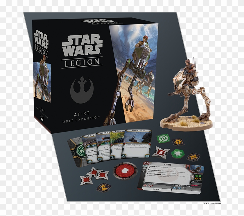 Stomping Into Battle Star Wars Legion, At-rt Unit Expansion - Star Wars Legion Stormtroopers Unit Expansion Clipart