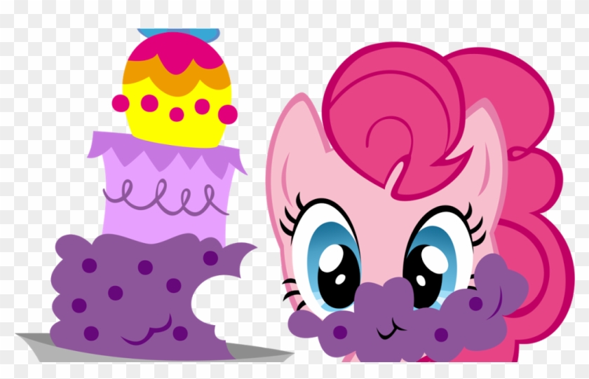 Pinkie Pie With Cake Clipart #1608518