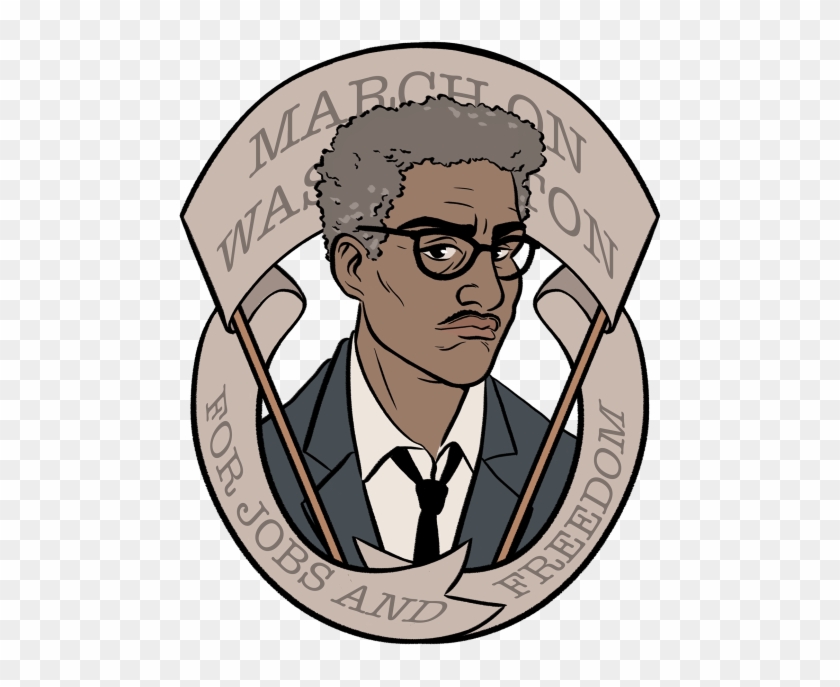 Martin Luther King Junior Cliparts - Bayard Rustin Transparent - Png Download