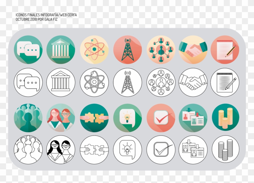 Iconos Ciencia - Circle Clipart #1608726