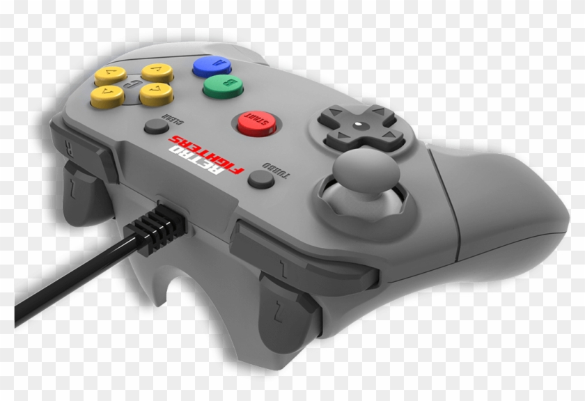 N64 Transparent Transparent Background - Retro Fighter N64 Controller Clipart