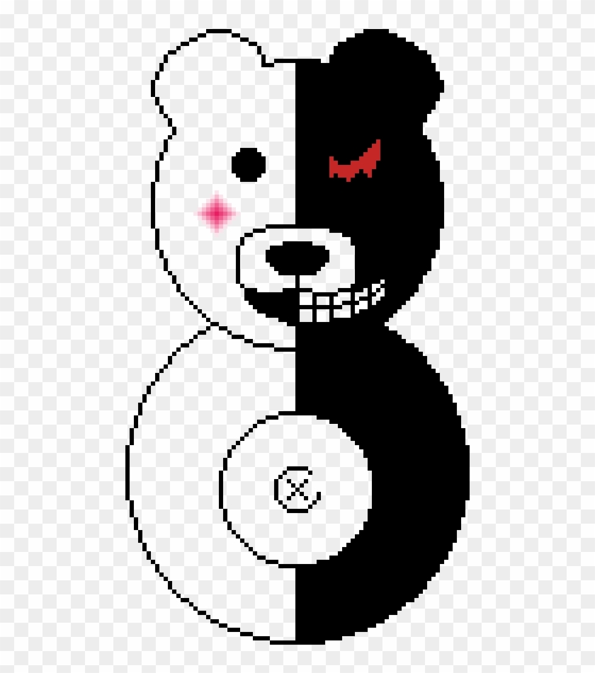 Monokuma - Cartoon Clipart