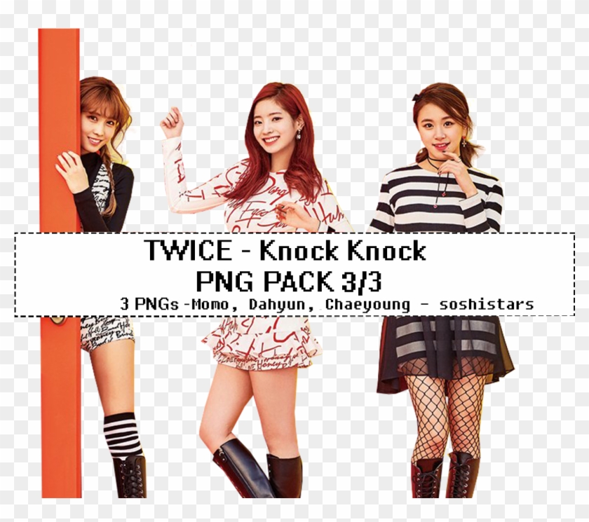 Com Twice Knock Knock Momo Dahyun Chaeyoung Png Pack - Girl Clipart