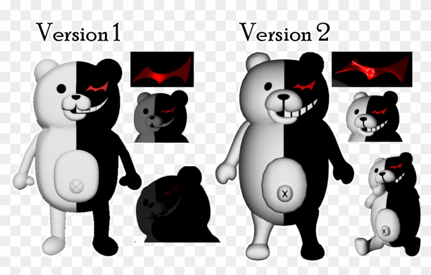 Danganronpa - Monokuma 3d Model Clipart