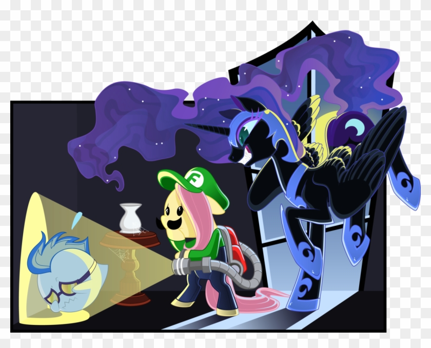 Comments - Nightmare Moon And Fluttershy Clipart