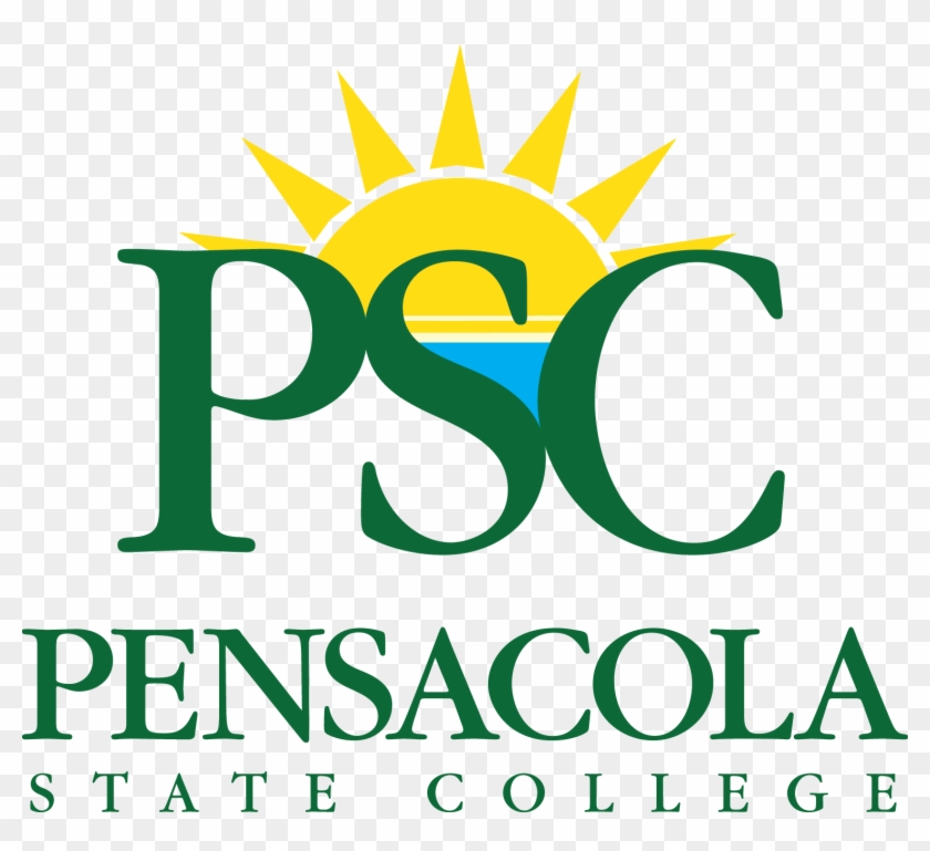 Decorative Image Of Psc Vertlogo2 Cmyk Yl7tlf , Branding - Pensacola State College Logo Clipart