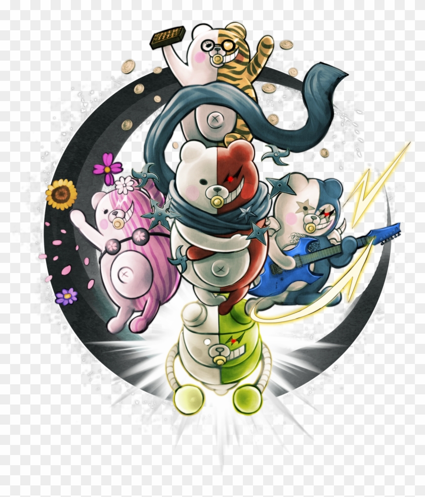 Monokid Loves To Bully Monodam, And Has Subjected His - Danganronpa V3 Monokubs Clipart