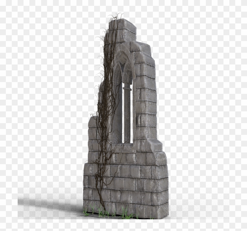 Ruin, Stone, Ivy, Wall, History, Input, Archway - Ruinas Png Clipart #1609662