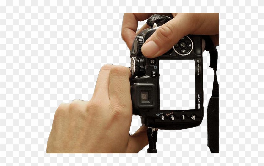Camara Foto Png - Camera With Hand Png Clipart
