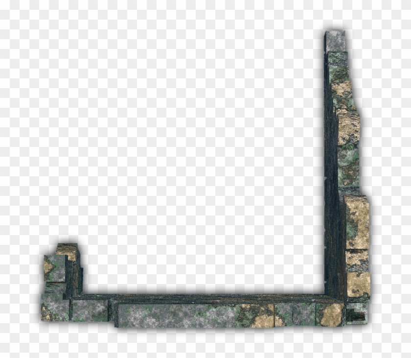 Ruinwall2 Blu - Ruined Walls Dundjinni Clipart #1610059