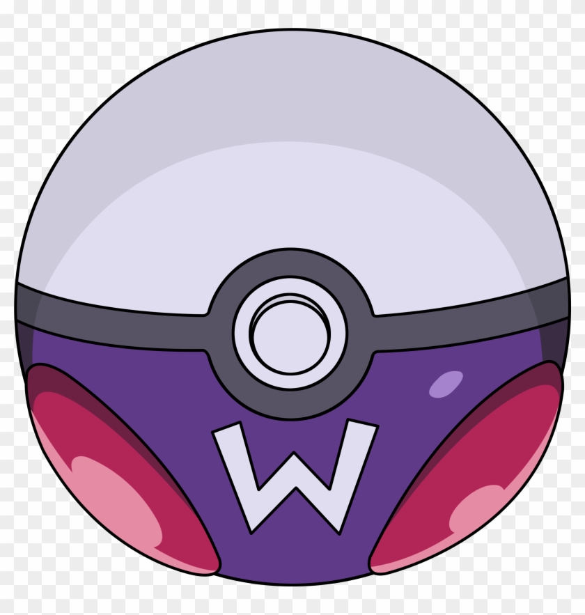 [pokemon/mario Extended Universe]the Master Ball Is - Pokemon Master Ball Png Clipart #1610273