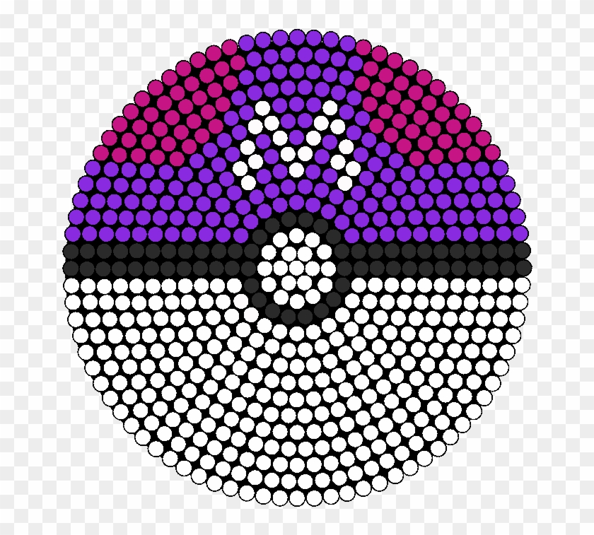 Master Ball Perler Bead Pattern / Bead Sprite - Hama Bead Master Ball Clipart #1610304