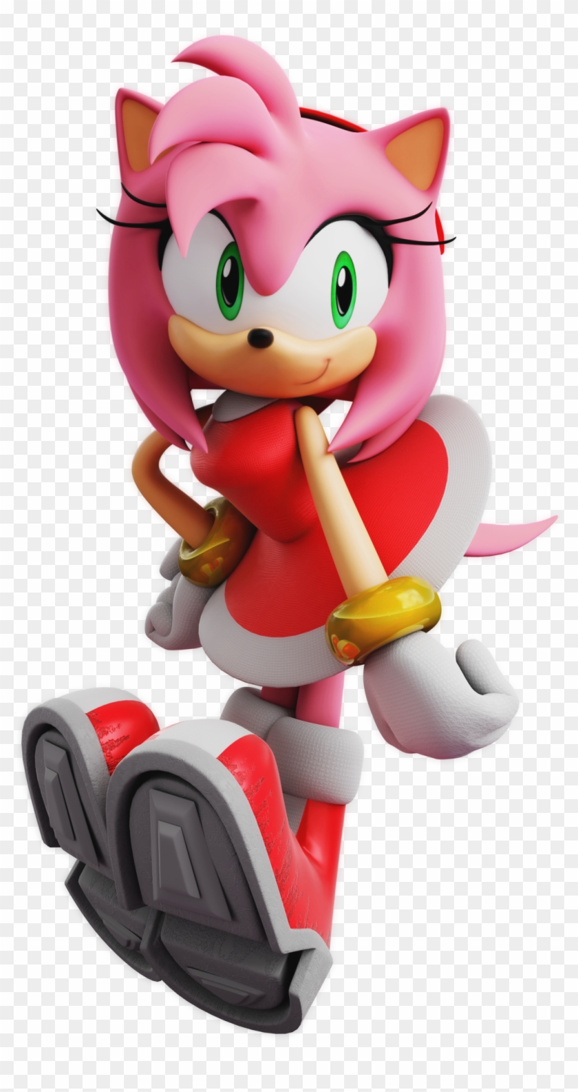 Sonic Adventure Amy Rose Cartoon Figurine Toy Product - Sonic Amy Rose Fanart Clipart #1610330