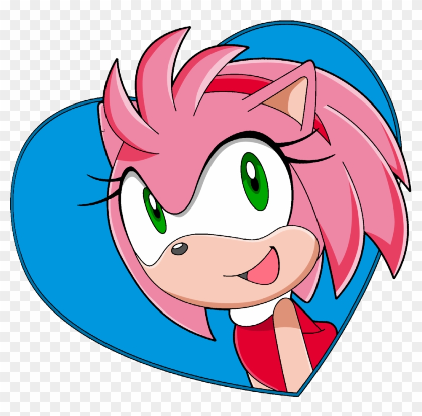 Photo Amy Sonicx Heart - Amy Rose Sonic X Clipart #1610351