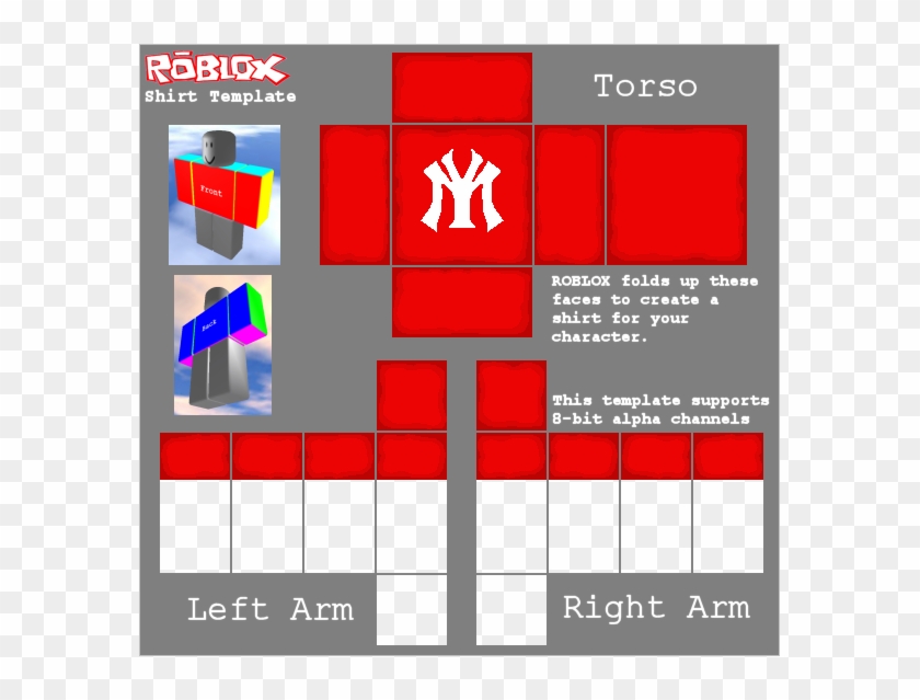 One Of My Favorite Shirts - Red Roblox Shirt Template Clipart