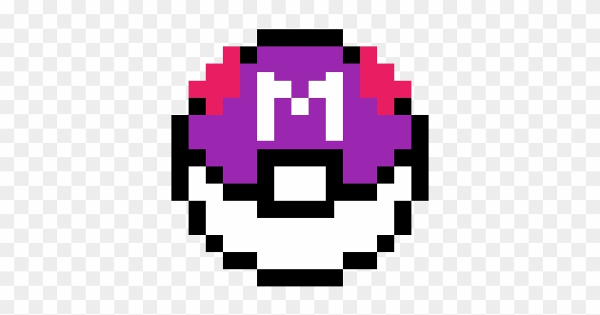 Master Ball - Pixelart Minecraft Clipart