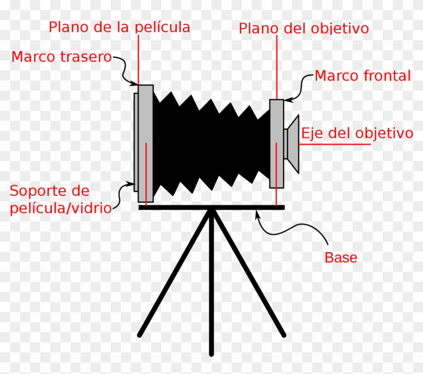 Camara De Fuelle - View Camera Clipart