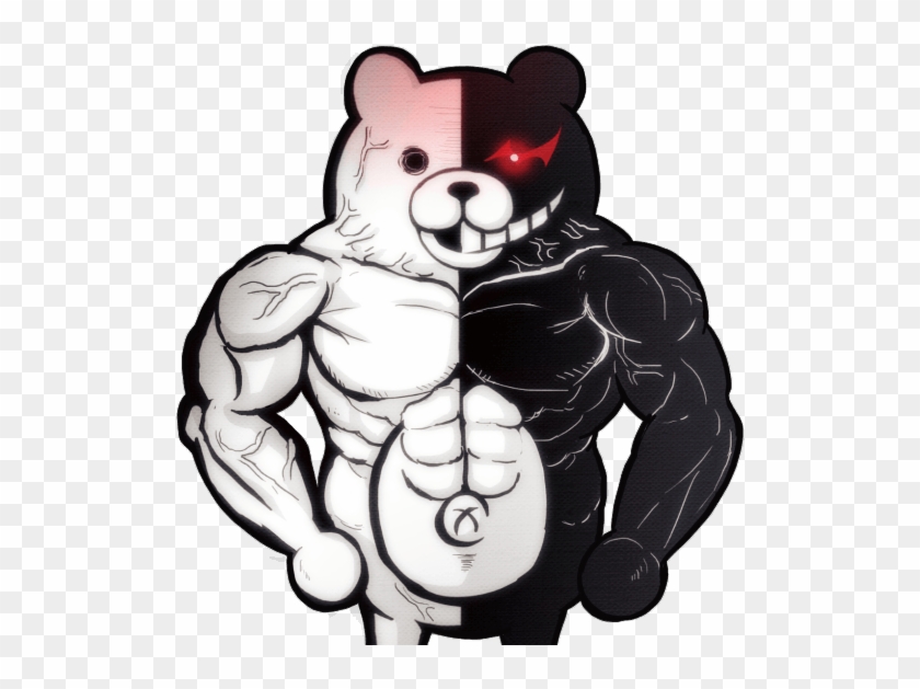 16 - Buff Monokuma Clipart