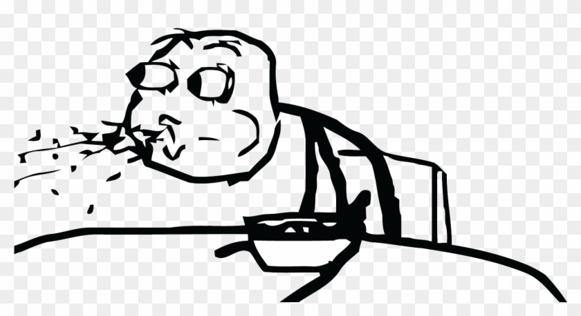 Cereal Guy Png - Spits Out Coffee Meme Clipart