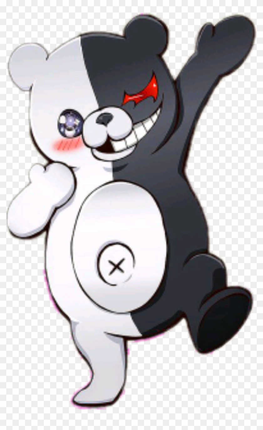 Monokuma Sticker - Cartoon Clipart