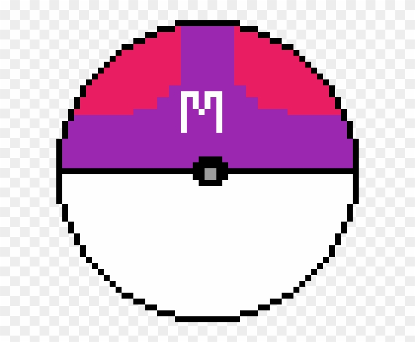 Master Ball - Clock Face Pixel Art Clipart
