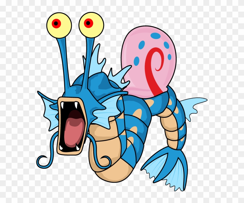 Gyarados Gary The Snail Clipart #1610955