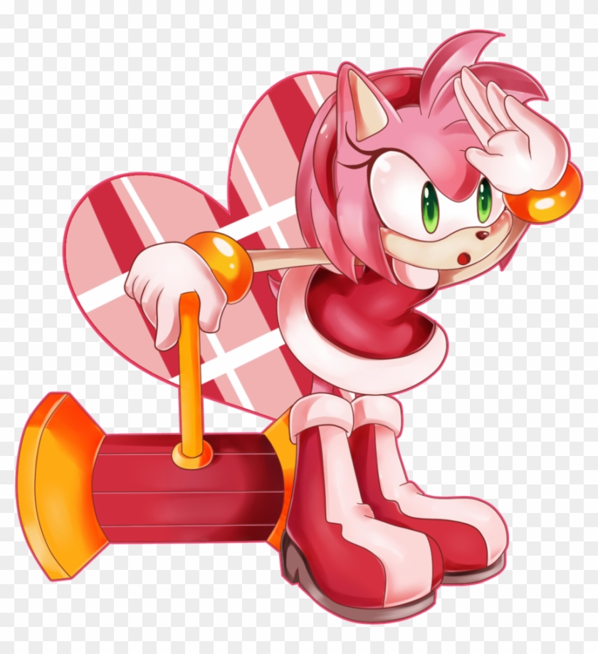 Sonic Con Amy Rose Clipart #1611043