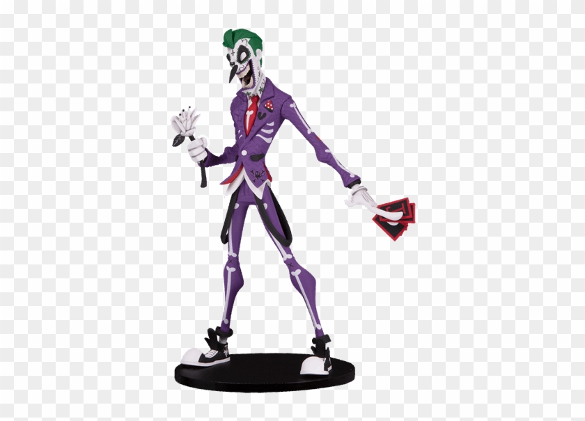 Day Of The Dead Joker Vinyl Figure By Hainan Saulique - Dc Artists Alley Joker Vinyl Figure Nooligan Clipart #1611260