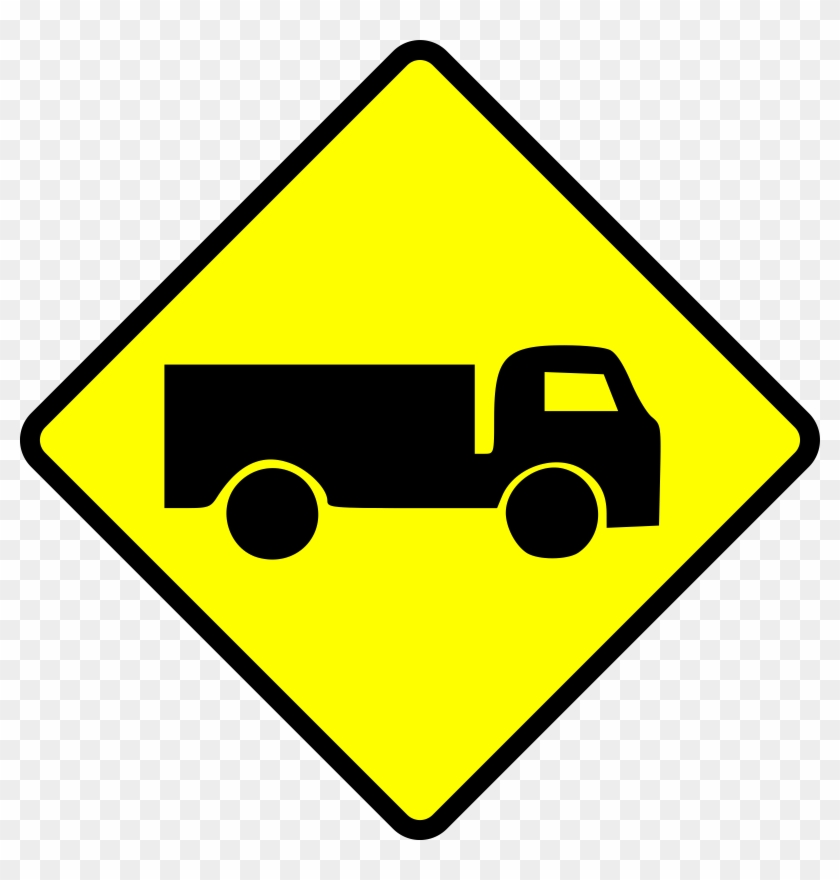 This Free Icons Png Design Of Caution-truck Clipart #1611326
