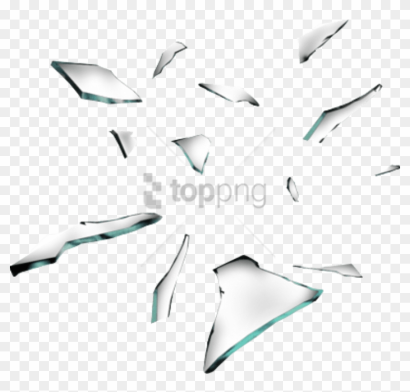 Free Png Shattered Glass Effect Png Png Image With - Broken Glass Pieces Png Clipart
