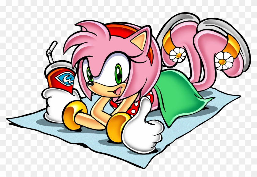 34, 2 July 2011 - Amy Sonic Adventure Art Clipart #1611487
