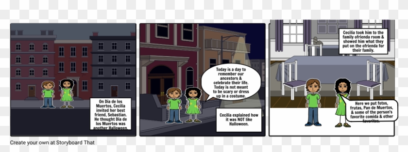 Dia De Los Muertos - Cartoon Clipart #1611555