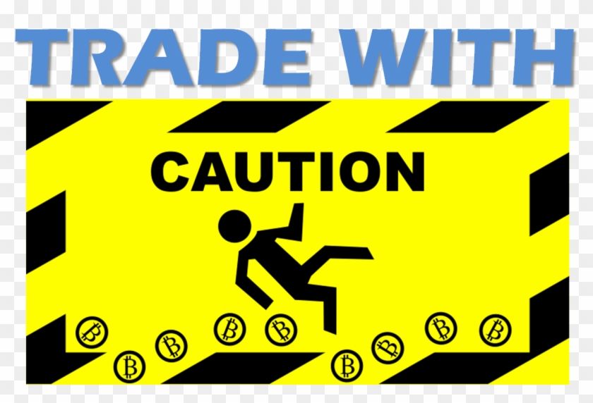 Trade With Caution - Awas Terpeleset Clipart #1611621