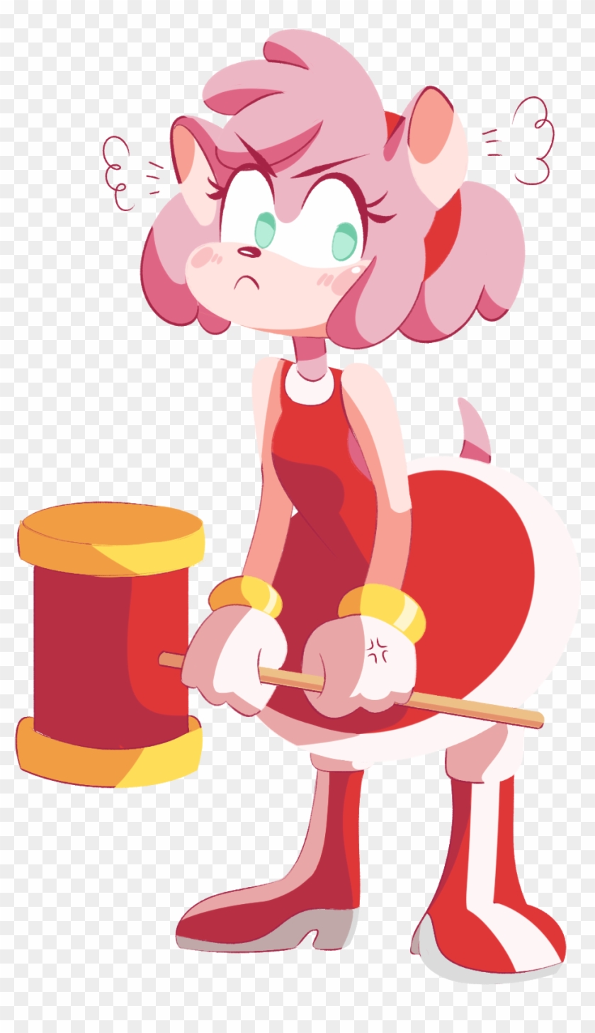 Amy Rose Is Here - Amy Rose Aesthetic Clipart
