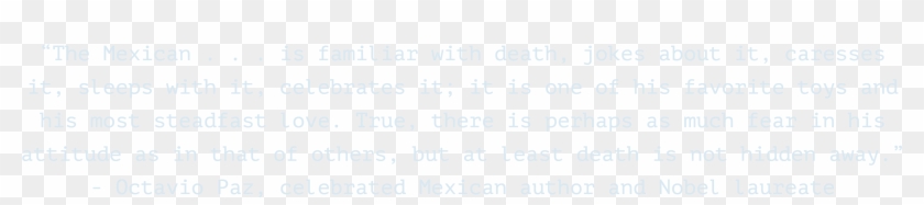 Día De Los Muertos Is A Day In The Year Like No Other - Handwriting Clipart