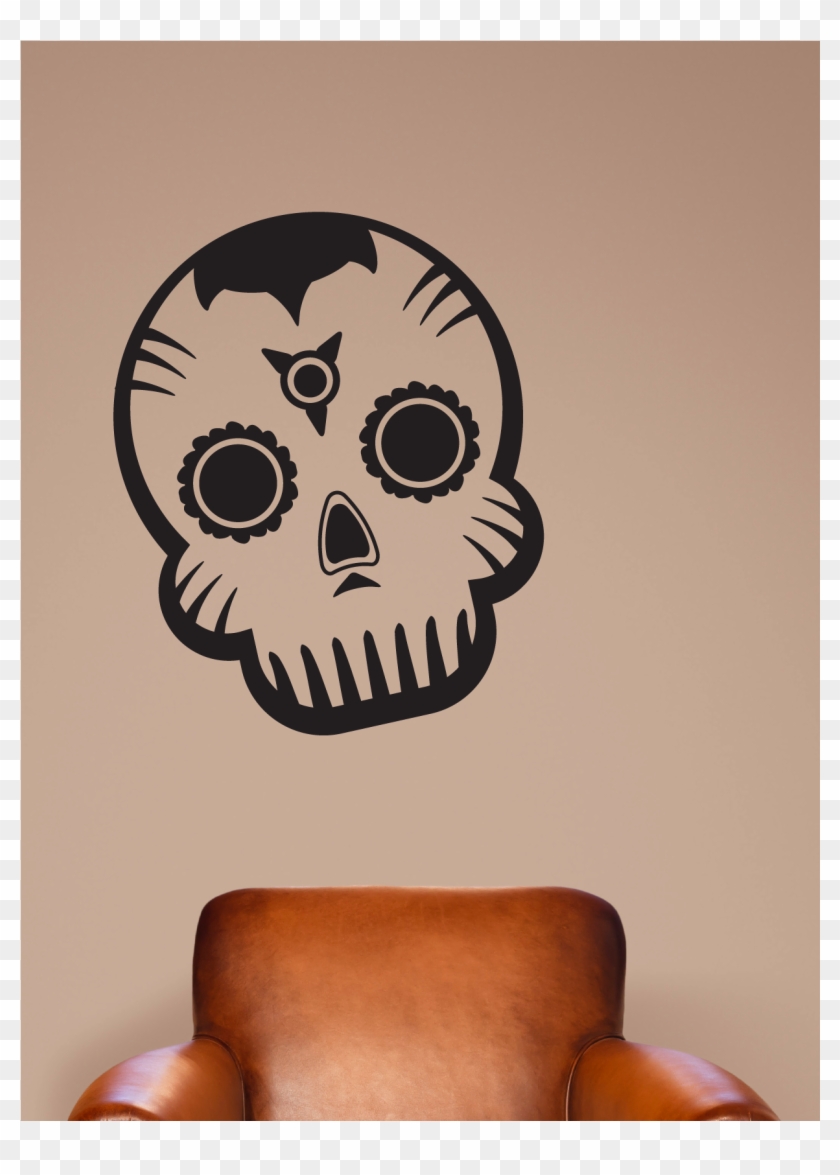 Day Of The Dead Skull - Skull Clipart