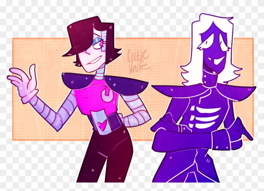 Mettaton And Rouxls Kaard Clipart
